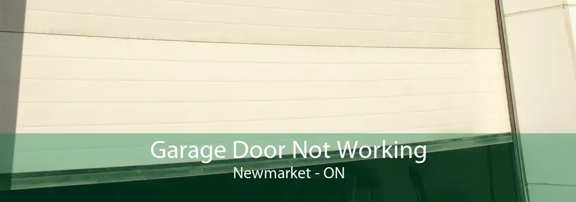 Garage Door Not Working Newmarket - ON