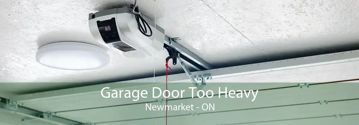 Garage Door Too Heavy Newmarket - ON